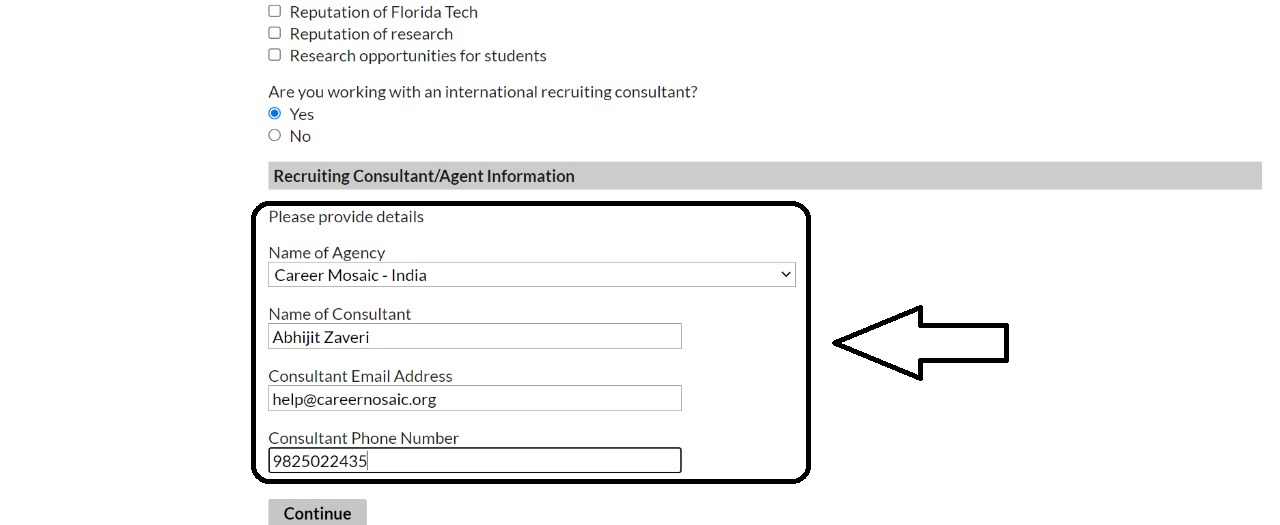 FIT agency authorization Step 1